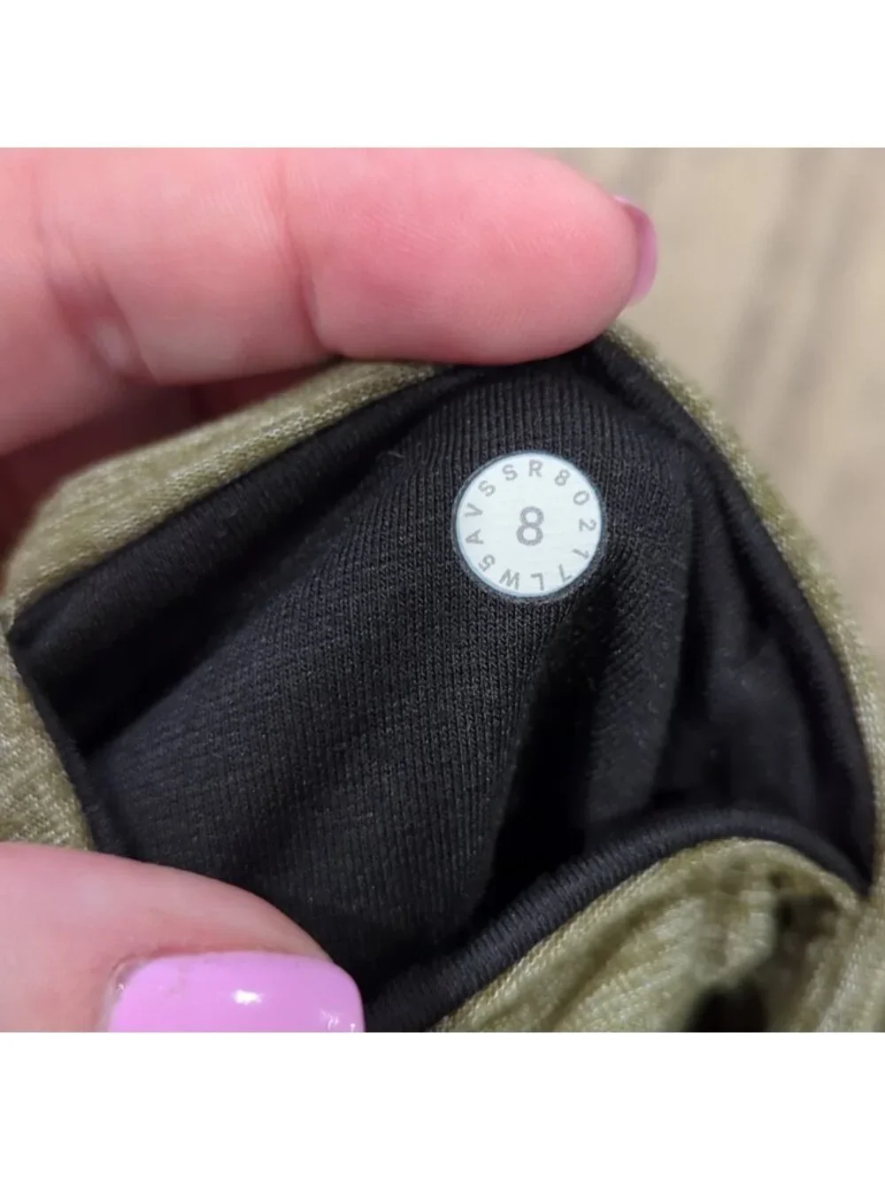 Lululemon Wunder Under Heathered Green leggings